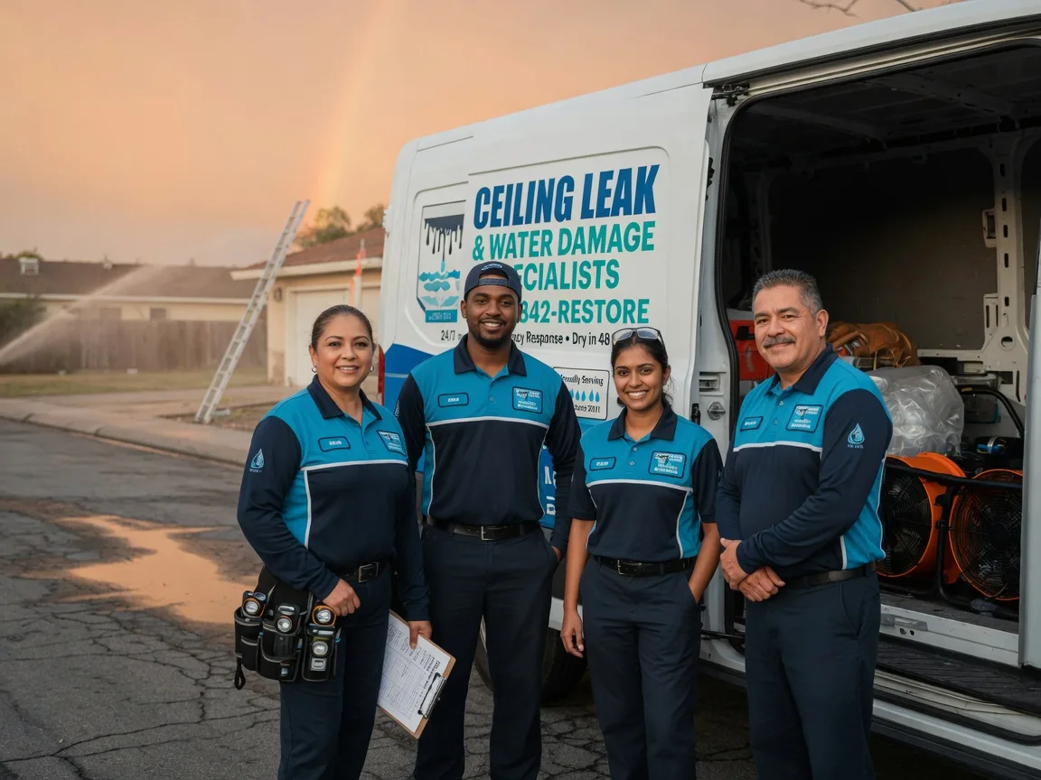 Ceiling Leak Cleanup company in Milam, TX